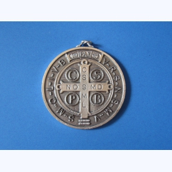 Medal Św.Benedykta + pudełko.Duży 7,5 cm 